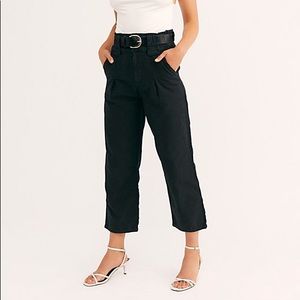 NWT Free People “Oneway” Black Pants size 6